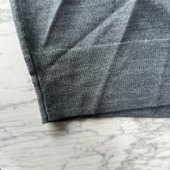 J.Crew men's dark gray turtleneck roll neck sweater, Merino wool, size XL - Picture 7 of 10